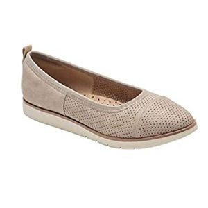 Rockport Dove Grey Stacie Flats Size 5.5